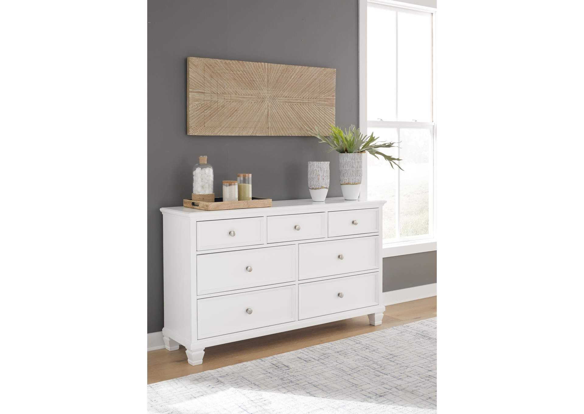 Fortman King Panel Storage Bed, Dresser and Chest