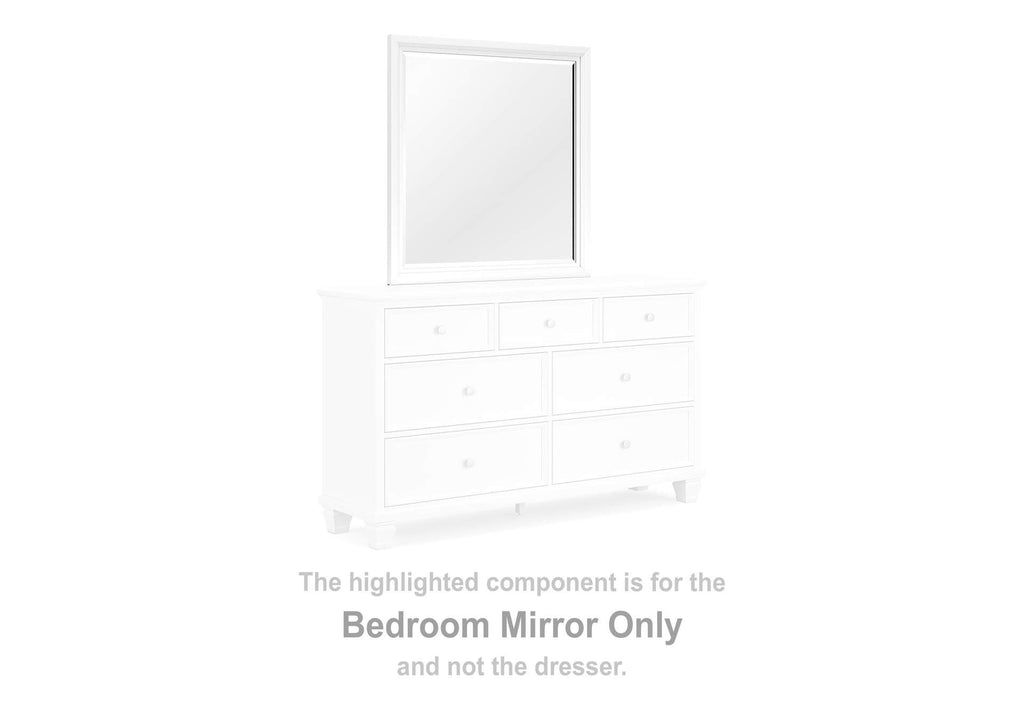 Fortman California King Panel Storage Bed, Dresser and Mirror