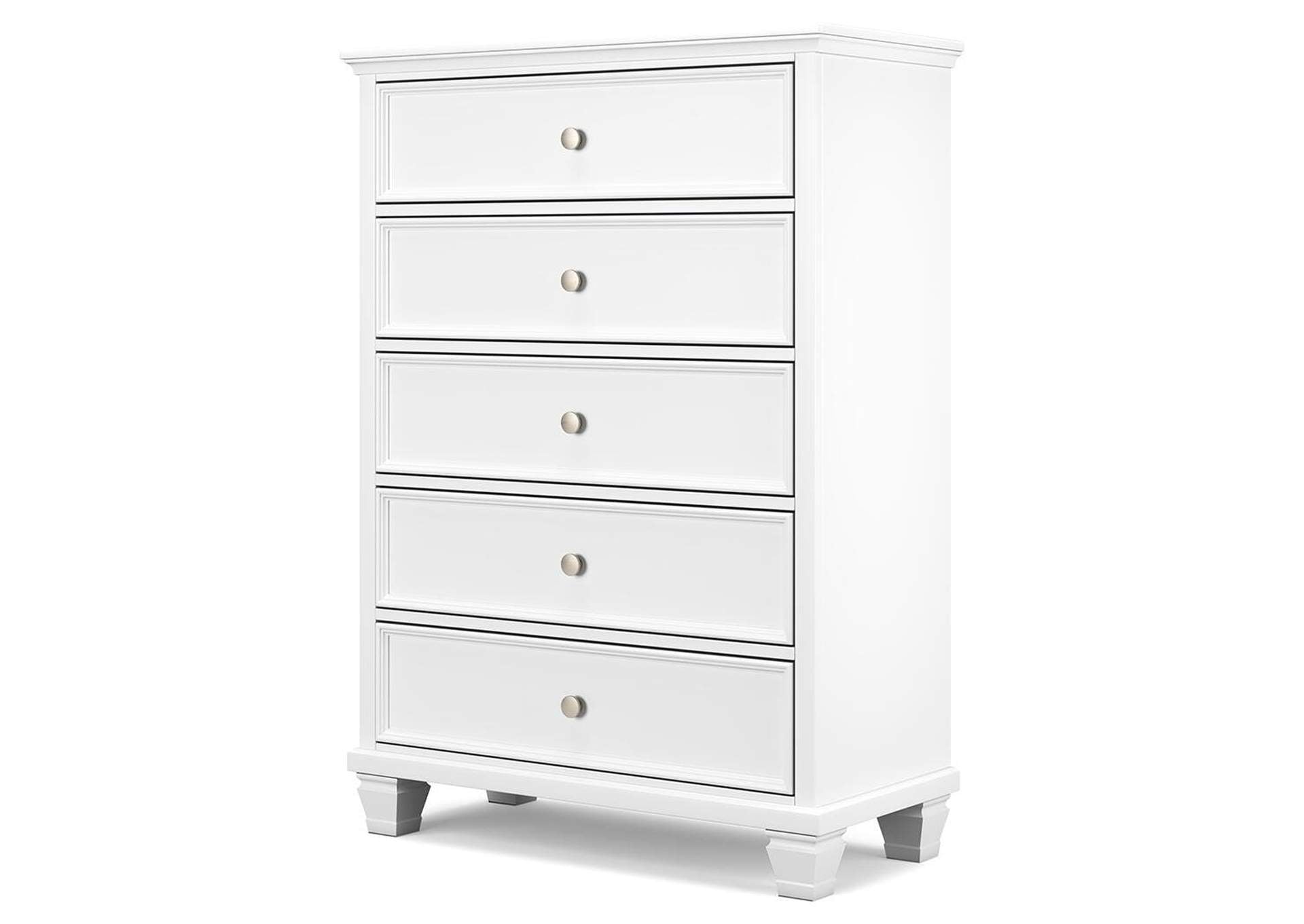 Fortman King Panel Storage Bed, Dresser and Chest angled view
