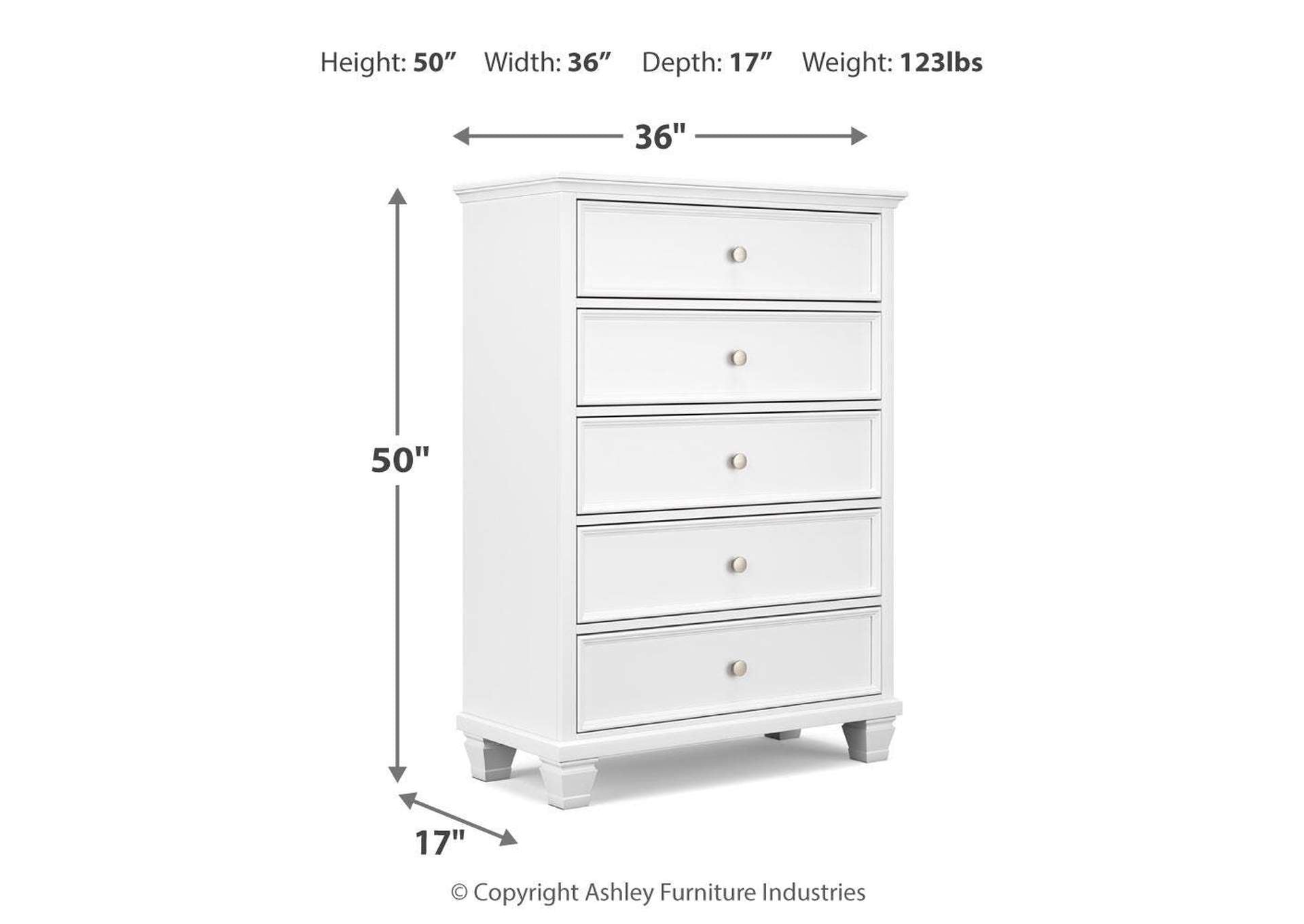 Fortman California King Panel Bed with Mirrored Dresser, Chest and 2 Nightstands dimensions