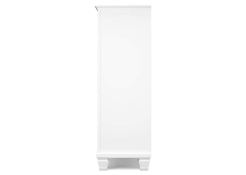 Fortman King Panel Bed with Mirrored Dresser and Chest side view