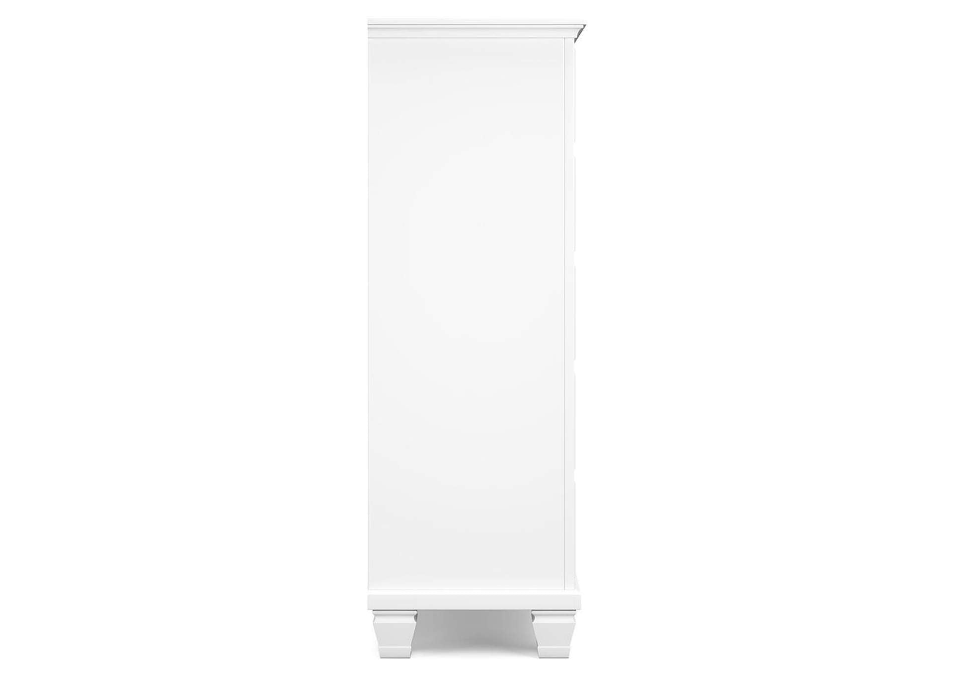 Fortman Queen Panel Storage Bed with Dresser and Chest side view