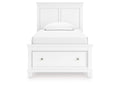 Fortman Twin Panel Storage Bed and Dresser