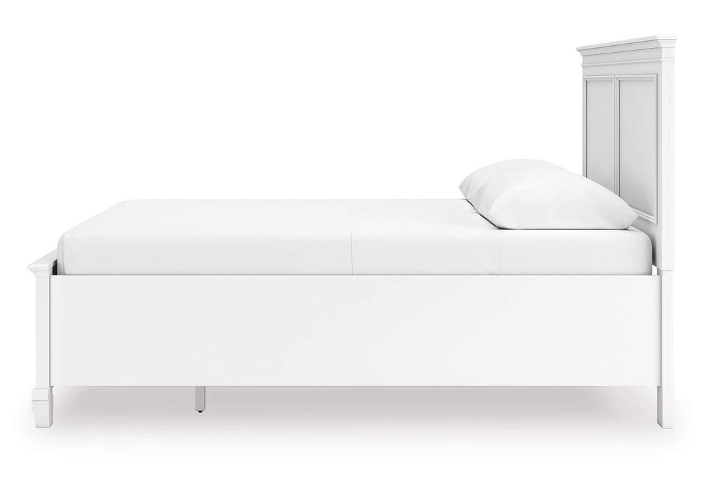 Fortman Queen Panel Storage Bed with Dresser and Chest side view