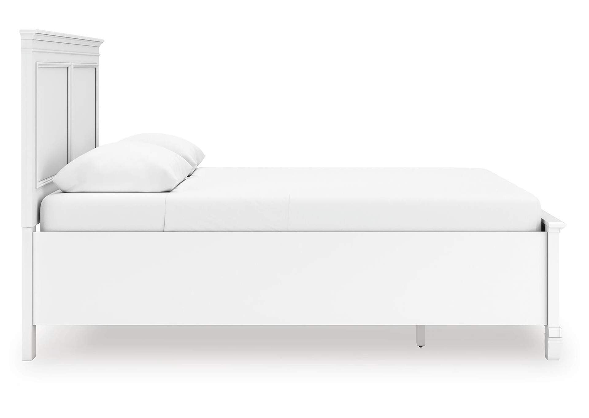 Fortman Queen Panel Storage Bed with Dresser and Chest side view