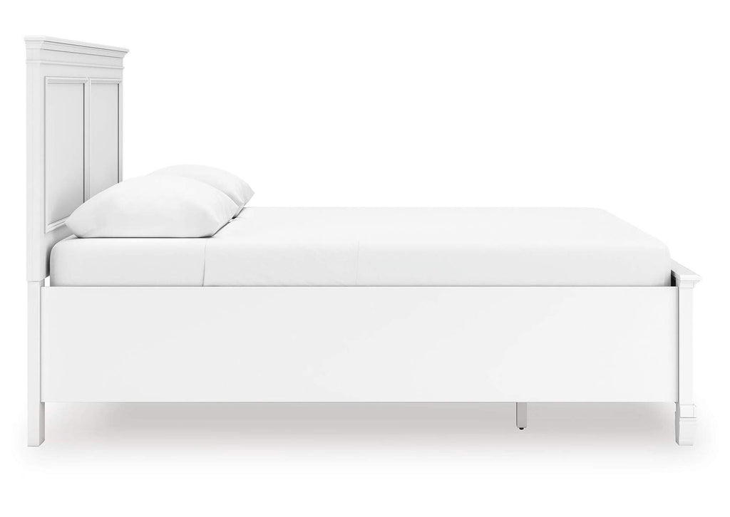 Fortman Queen Panel Storage Bed with Dresser side view