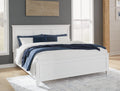Fortman Queen Panel Bed in White