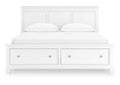 Fortman California King Panel Storage Bed, Dresser and Chest