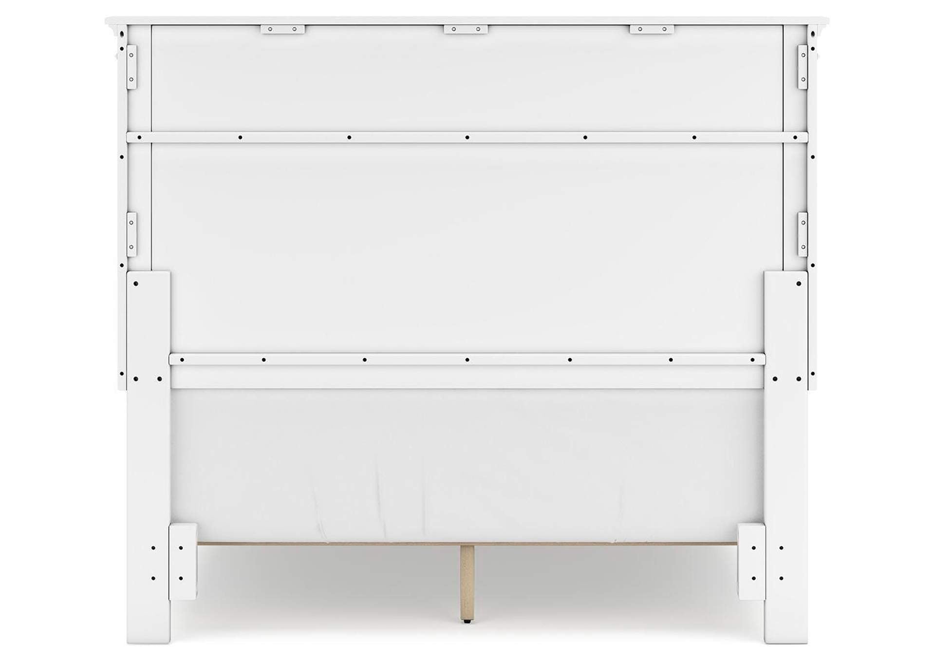 Fortman Full Panel Bed with Mirrored Dresser and Nightstand