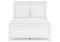 Fortman Full Panel Bed with Mirrored Dresser
