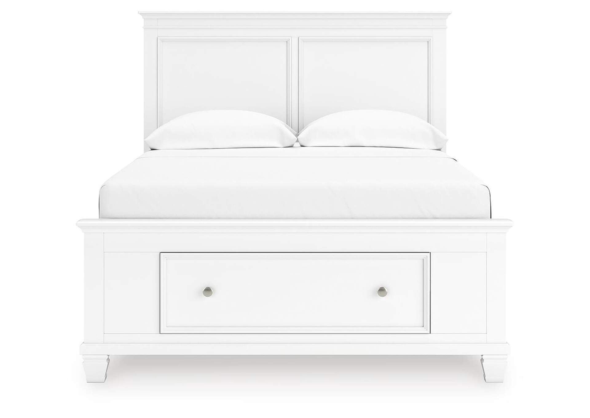 Fortman Full Panel Storage Bed, Dresser, Mirror and Nightstand front view