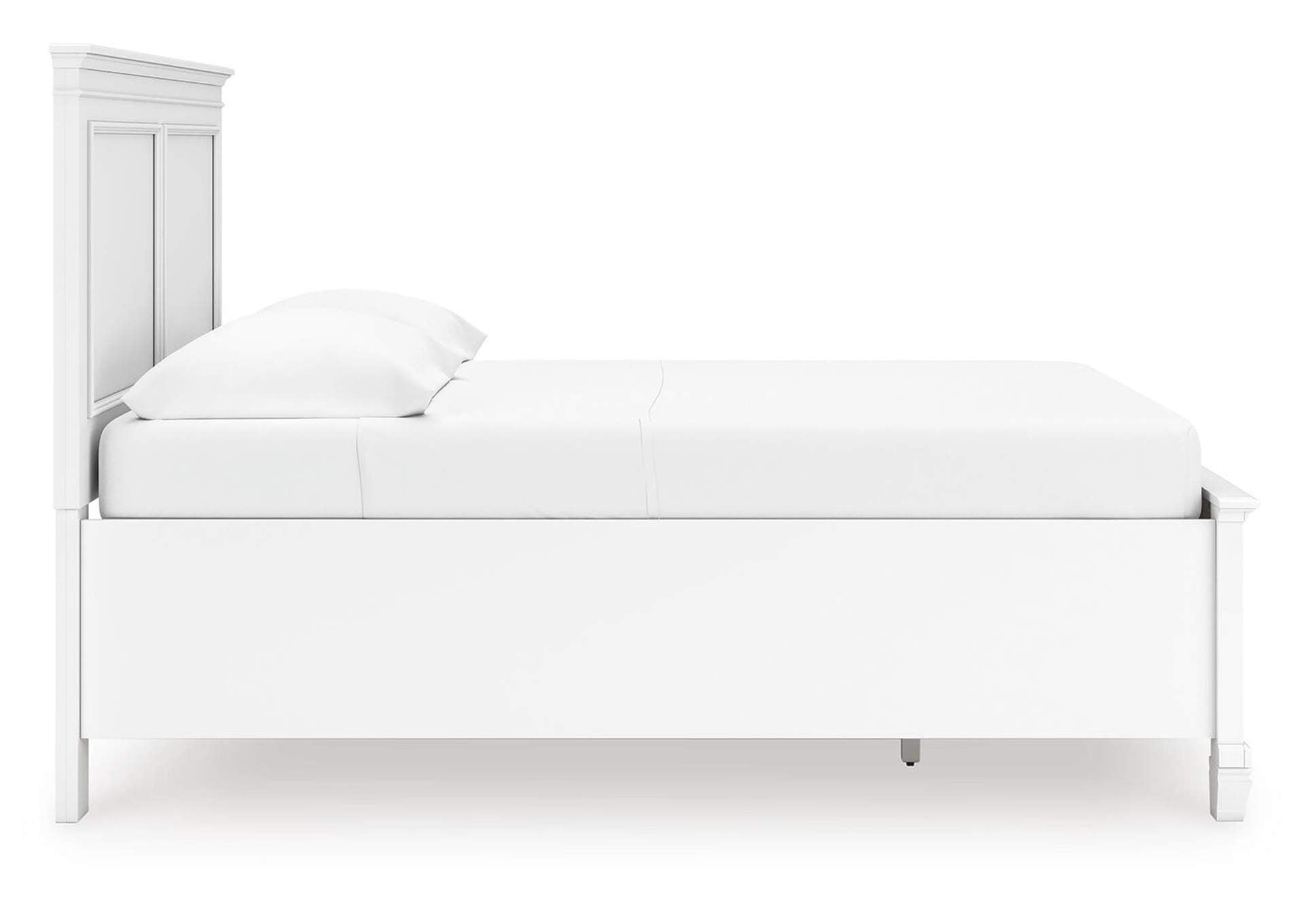 Fortman Full Panel Storage Bed, Dresser and Chest side view
