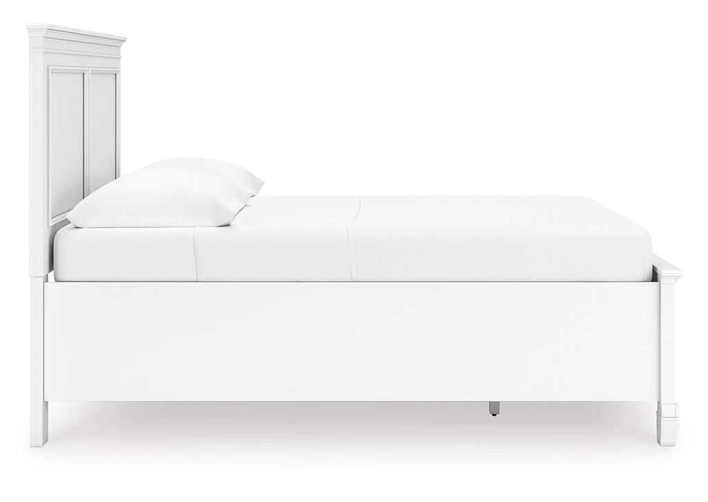 Fortman Full Panel Storage Bed and Dresser side view