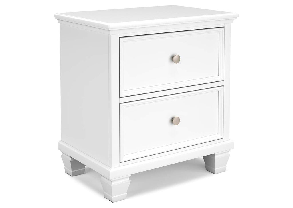 Fortman King Panel Storage Bed, Dresser and Nightstand angled view