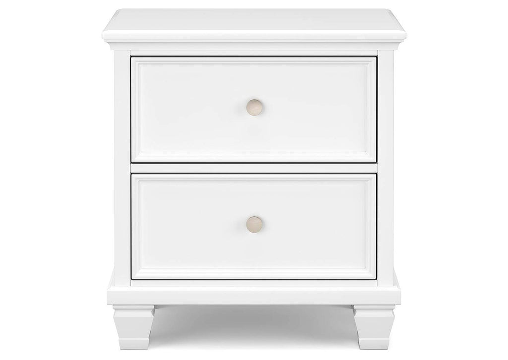Fortman King Panel Bed with Mirrored Dresser, Chest and 2 Nightstands