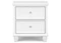 Fortman Full Panel Bed with Mirrored Dresser, Chest and 2 Nightstands