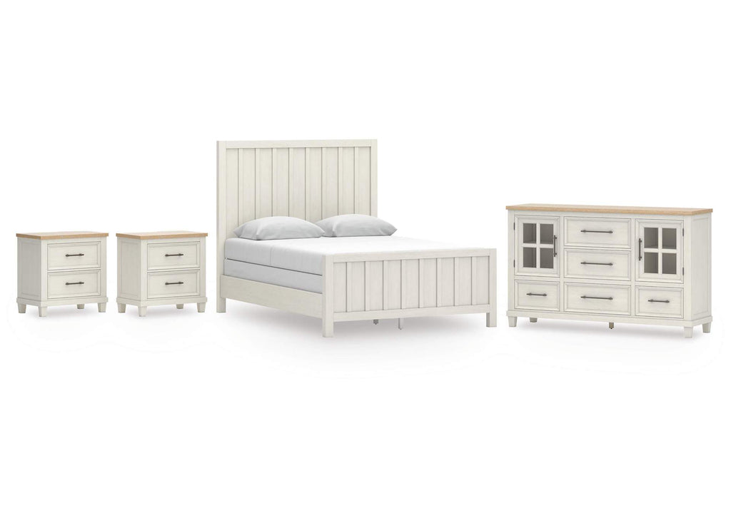Shaybrock Queen Panel Bed, Dresser and 2 Nightstands