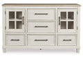 Shaybrock Queen Panel Bed, Dresser and Mirror