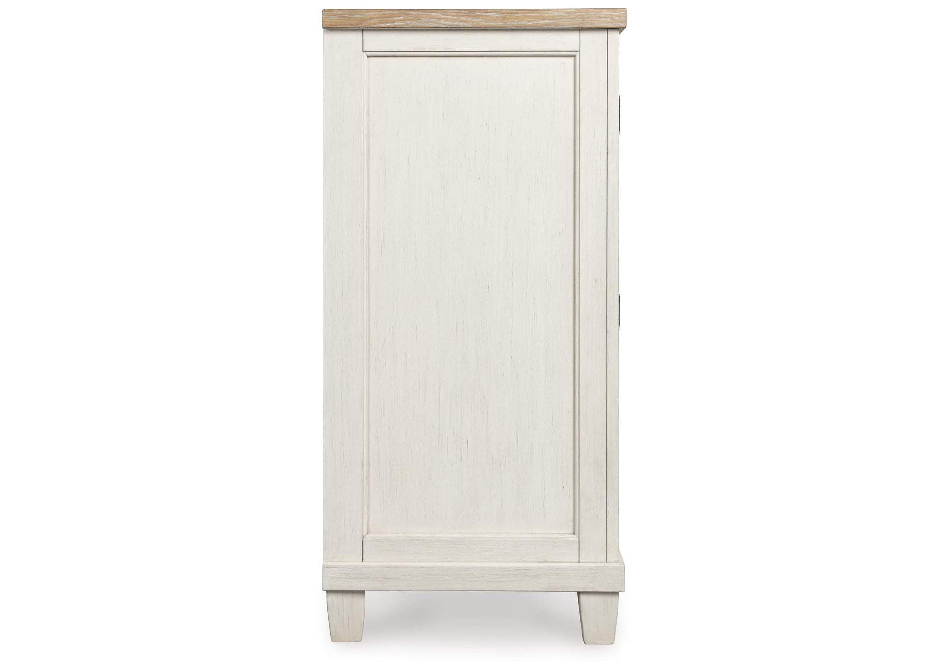 Shaybrock King Panel Bed and Dresser side view