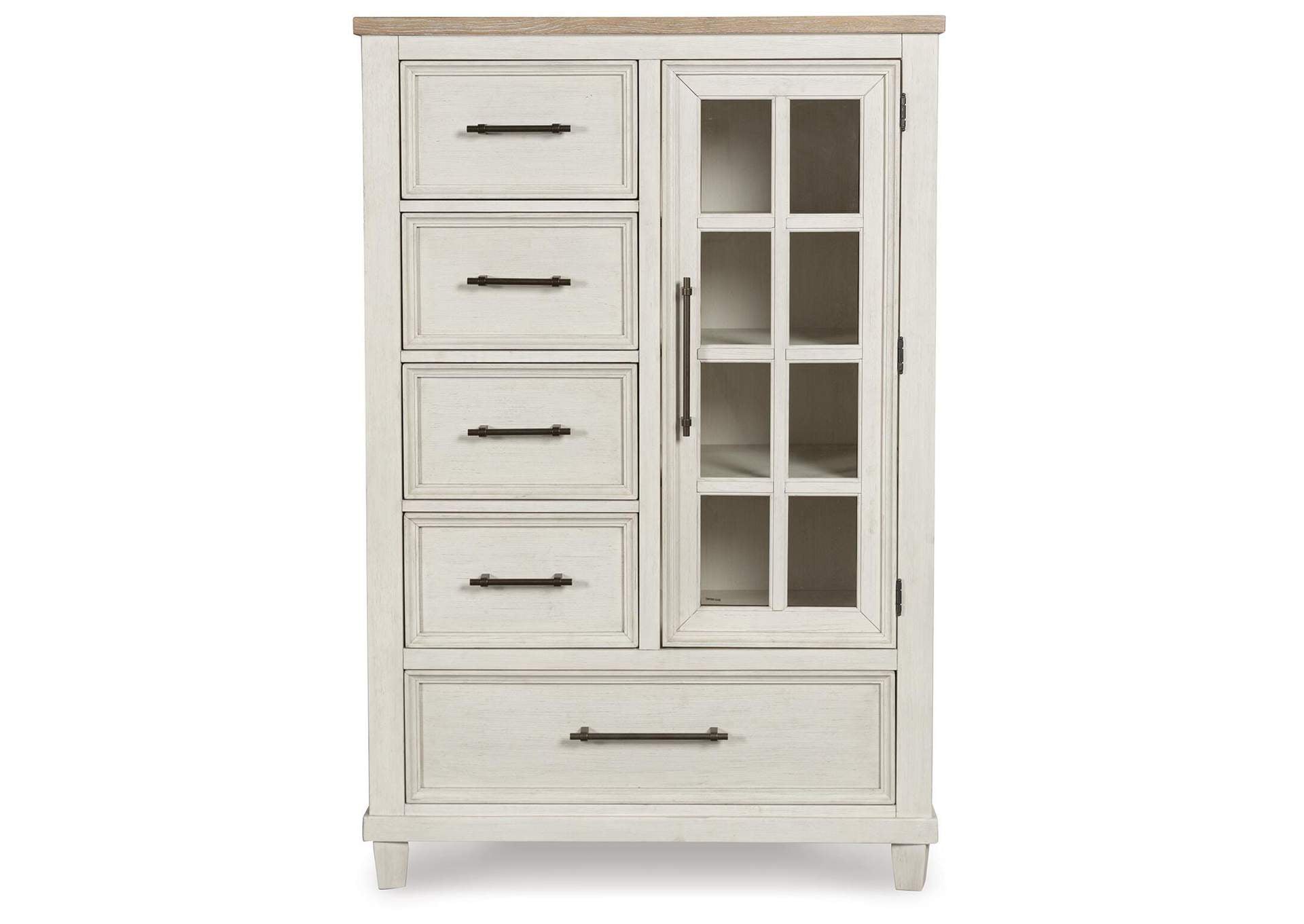 Shaybrock California King Panel Bed, Dresser, Mirror, Chest and Nightstand front view