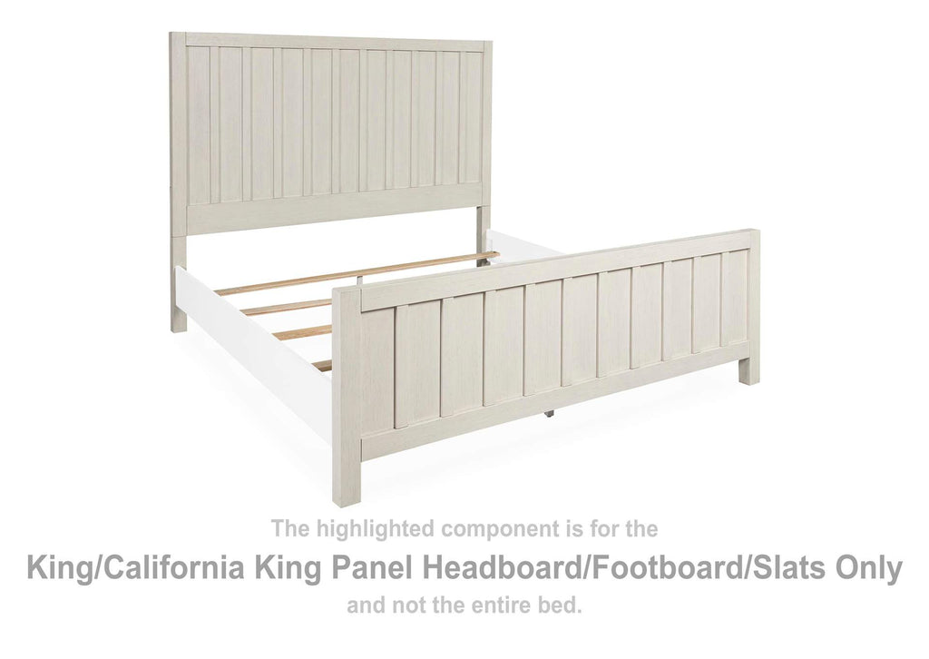 Shaybrock King Panel Bed, Dresser and Mirror