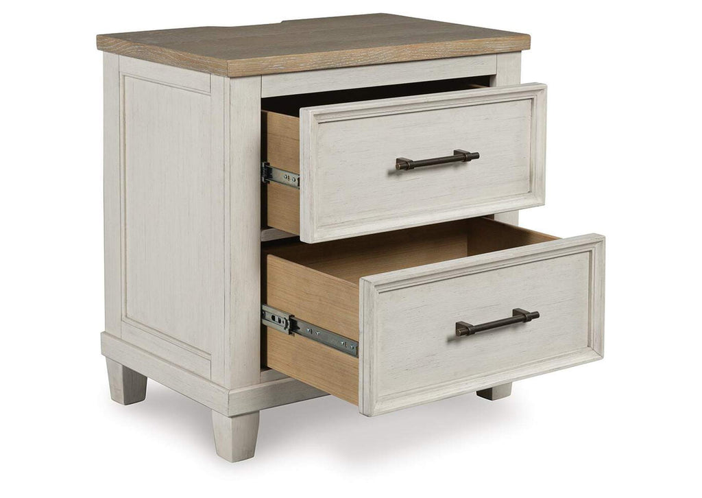 Shaybrock California King Panel Bed, Dresser and 2 Nightstands angled view