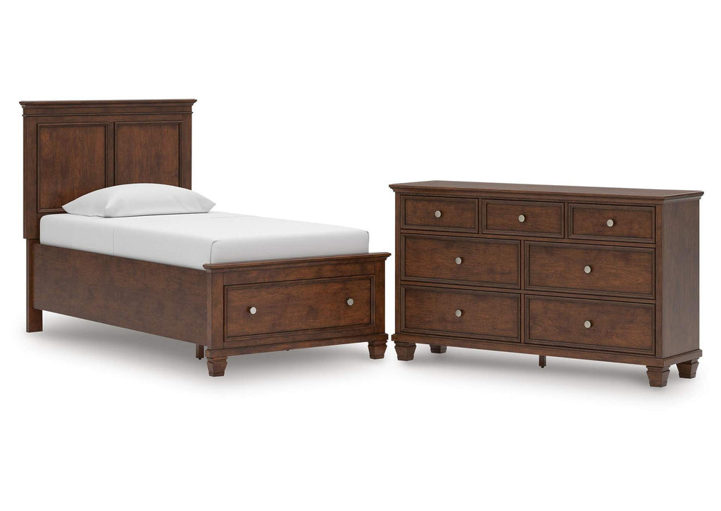 Danabrin Twin Panel Storage Bed and Dresser