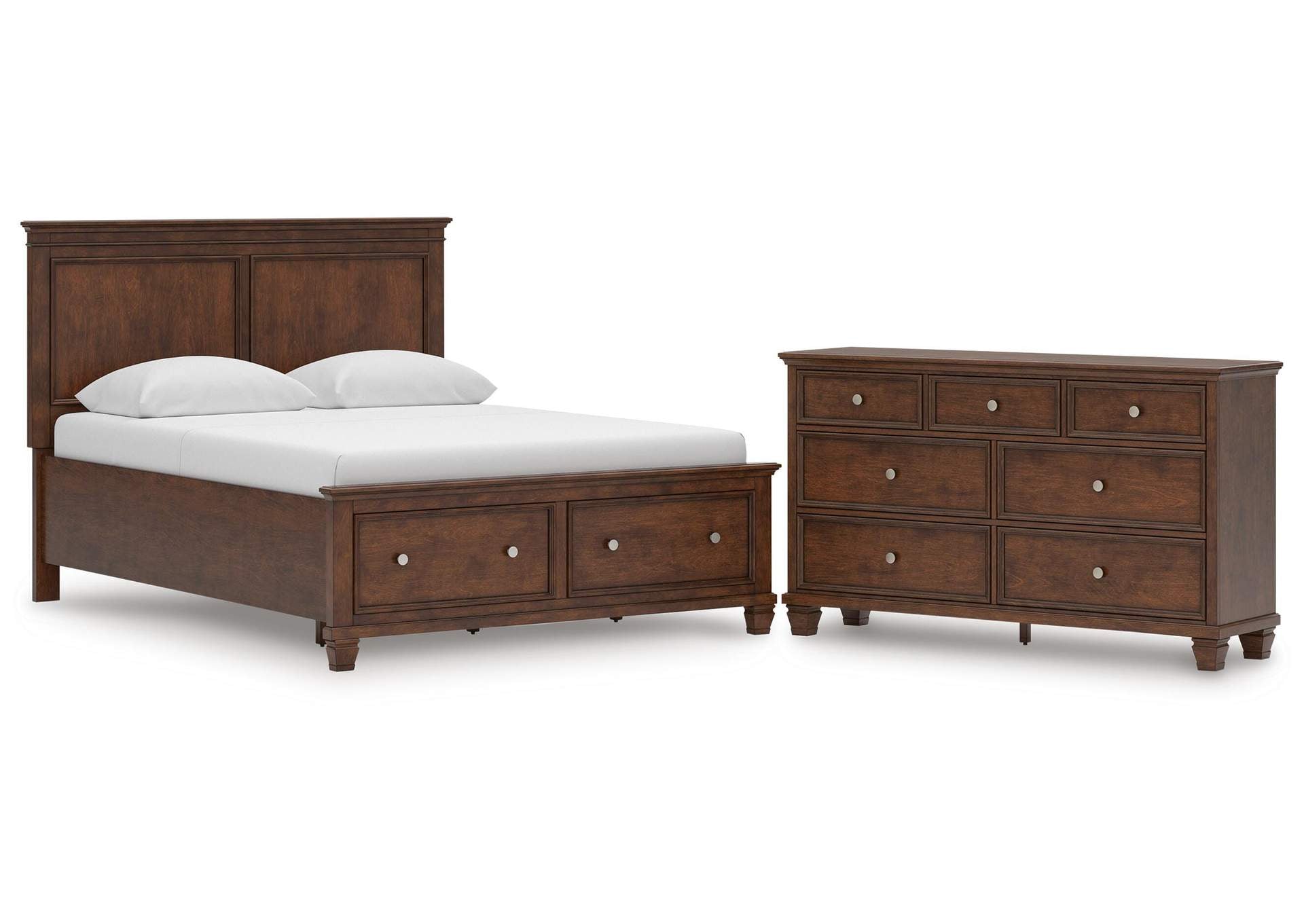 Danabrin Queen Panel Storage Bed and Dresser