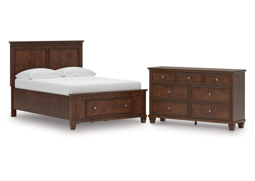 Danabrin Full Panel Storage Bed and Dresser