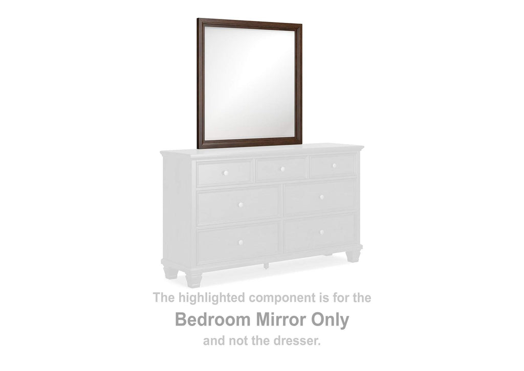 Danabrin California King Panel Storage Bed, Dresser and Mirror