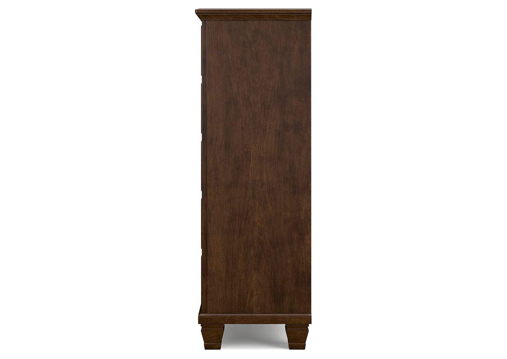 Danabrin King Panel Storage Bed, Dresser and Chest side view
