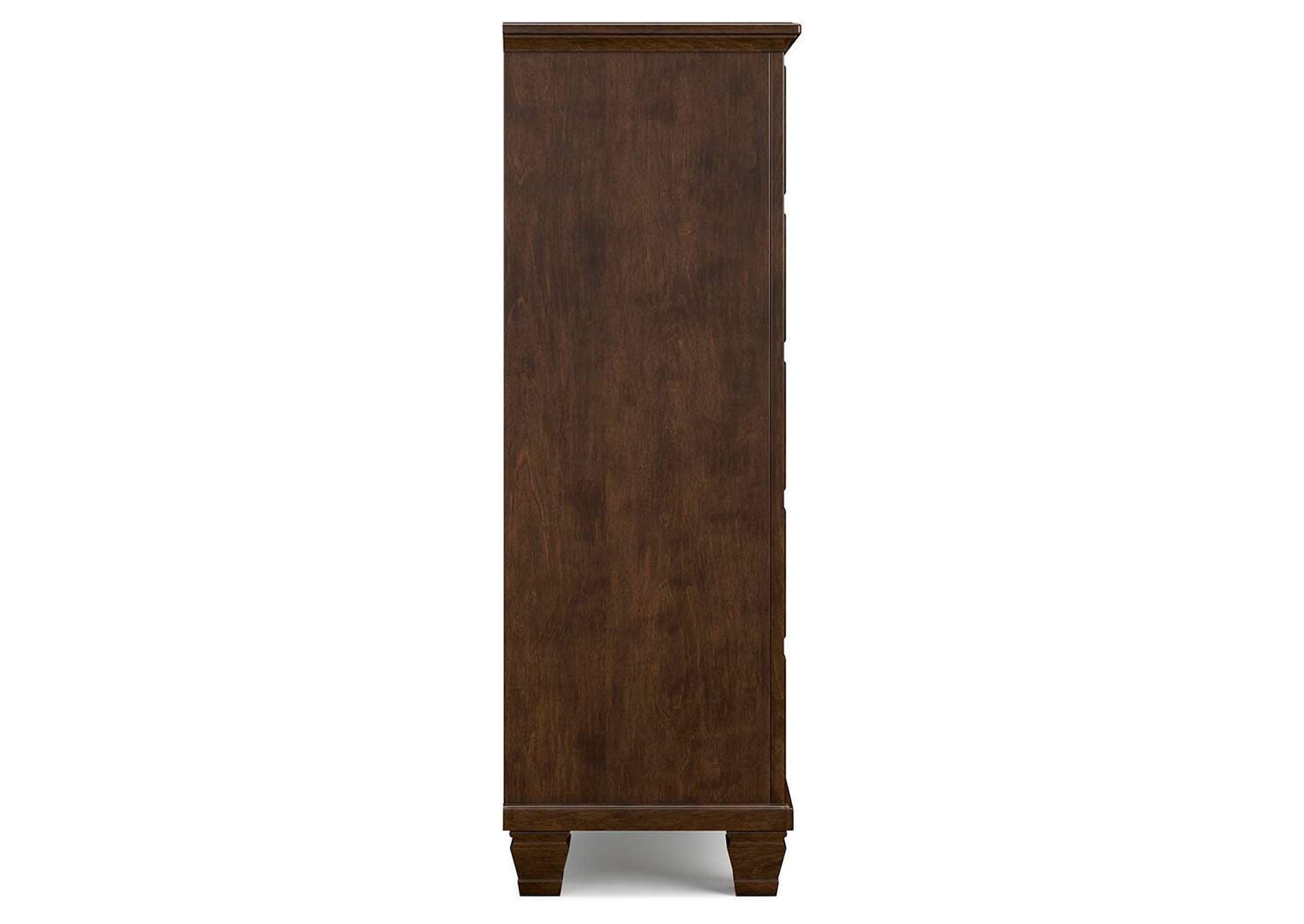Danabrin King Panel Storage Bed, Dresser and Chest side view