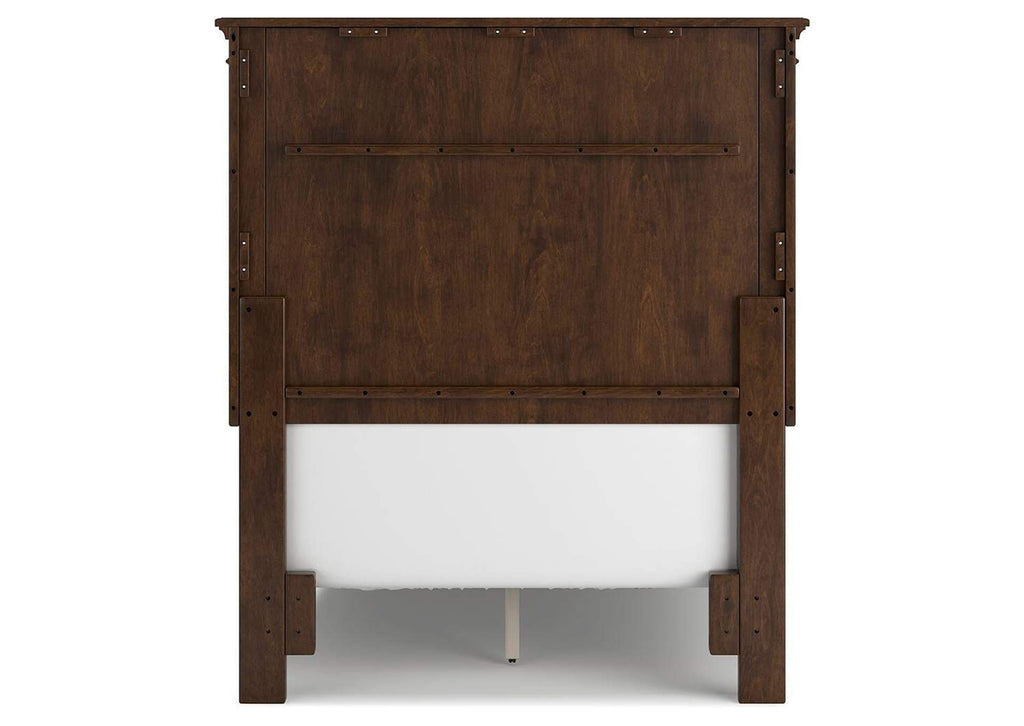 Danabrin Twin Panel Bed with Mirrored Dresser