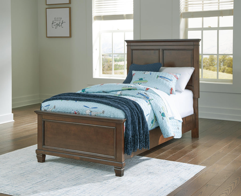 Danabrin Twin Panel Bed in Brown, alternate view 2
