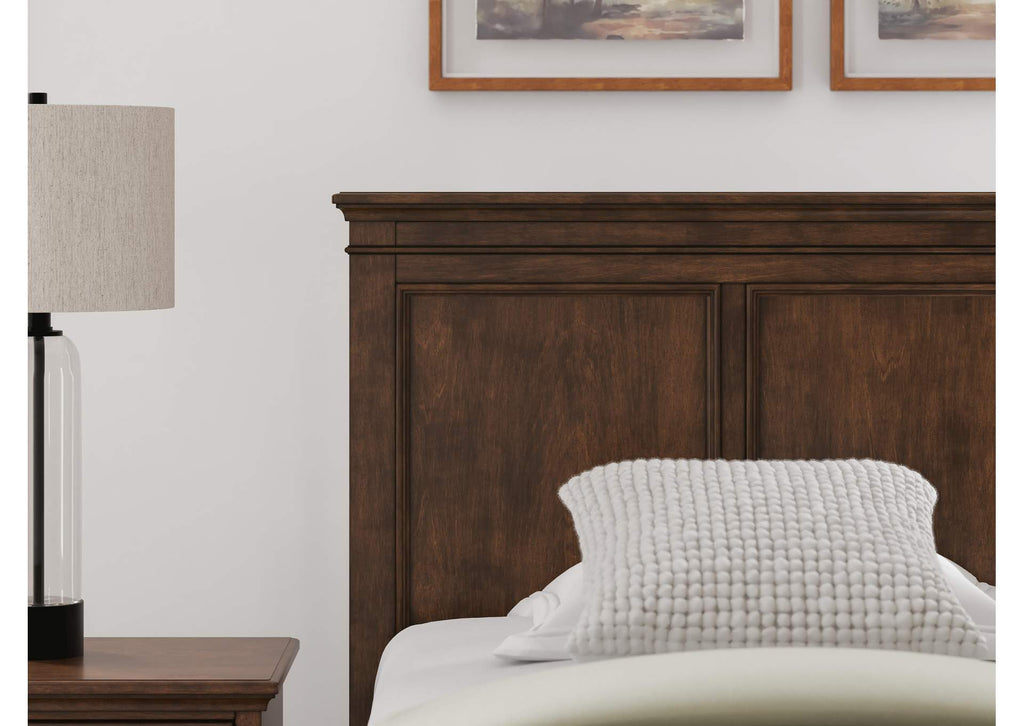 Danabrin Twin Panel Storage Bed, Dresser and Chest detail