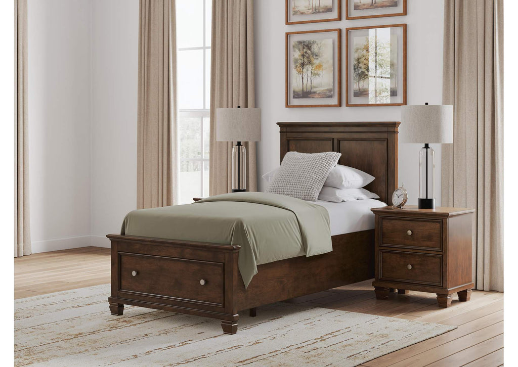 Danabrin Twin Panel Storage Bed, Dresser and Chest