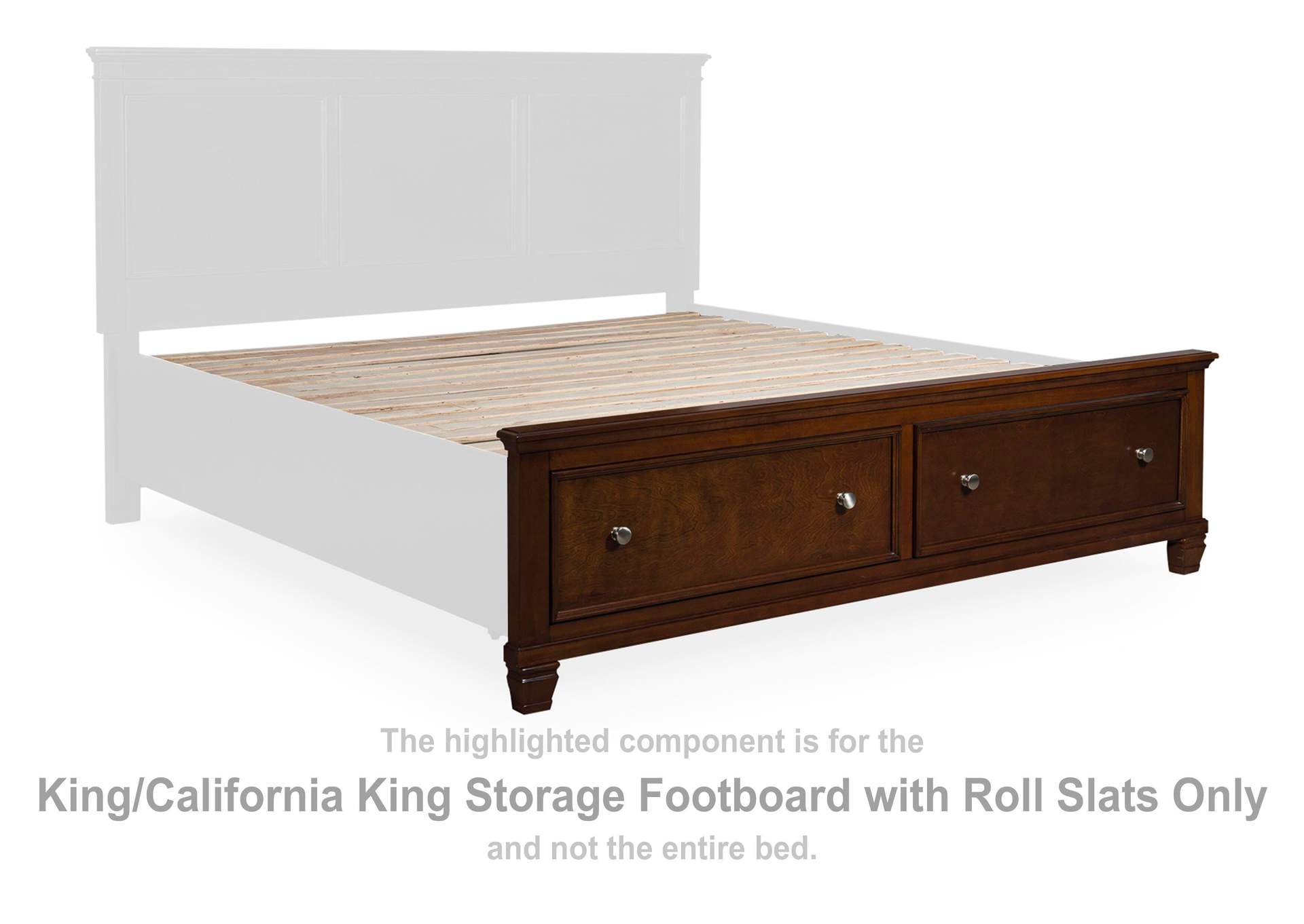 Danabrin King Panel Storage Bed