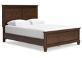 Danabrin Queen Panel Bed with Mirrored Dresser
