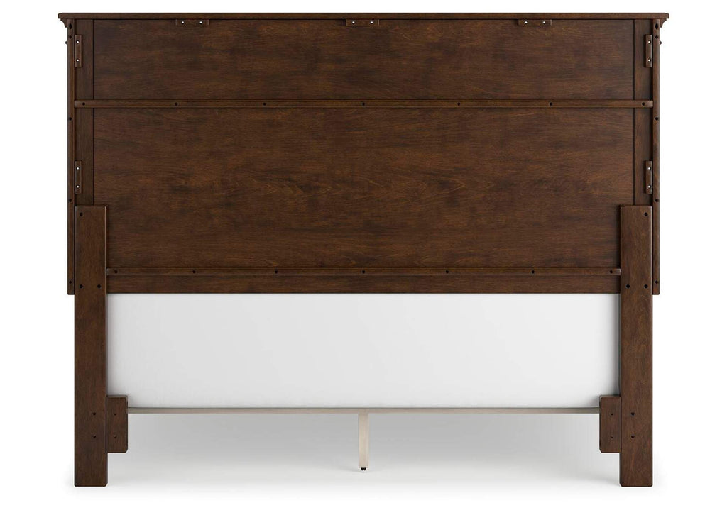 Danabrin Queen Panel Bed with Mirrored Dresser and 2 Nightstands