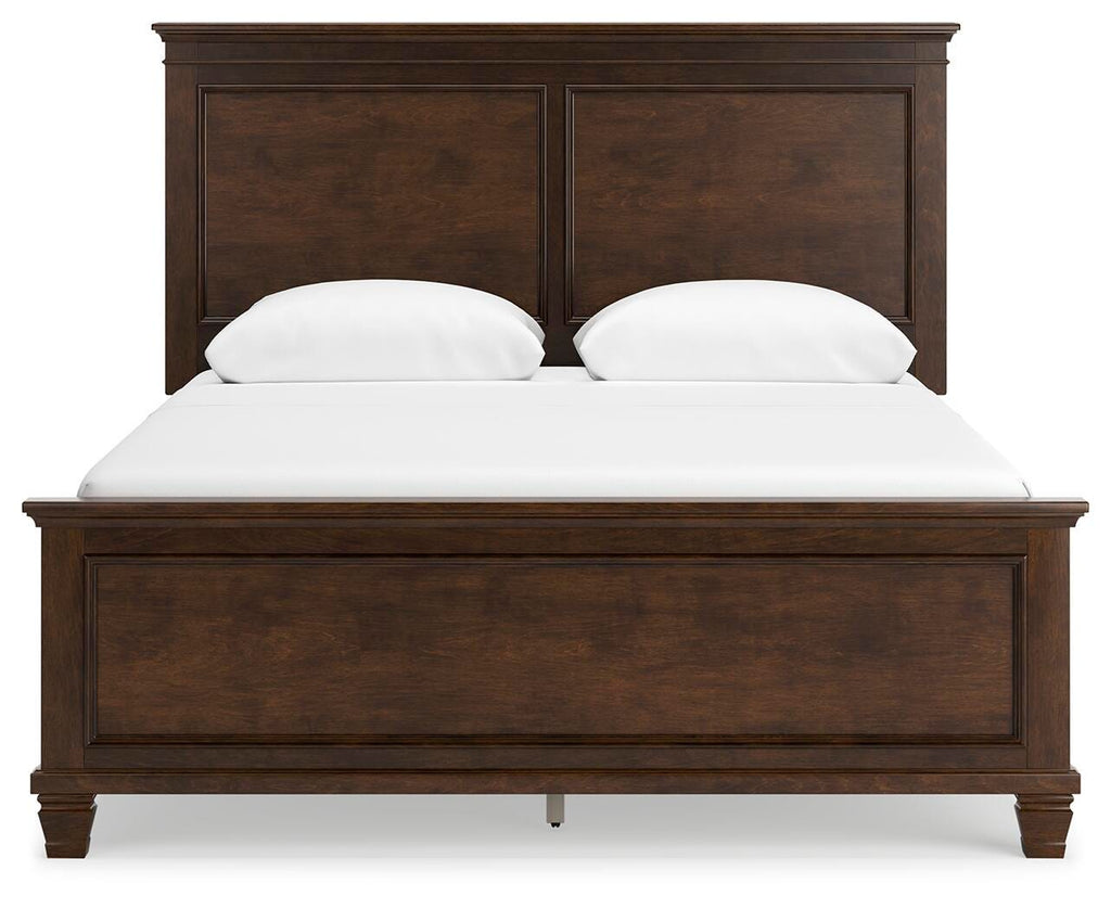 Danabrin Queen Panel Bed in Brown, front view