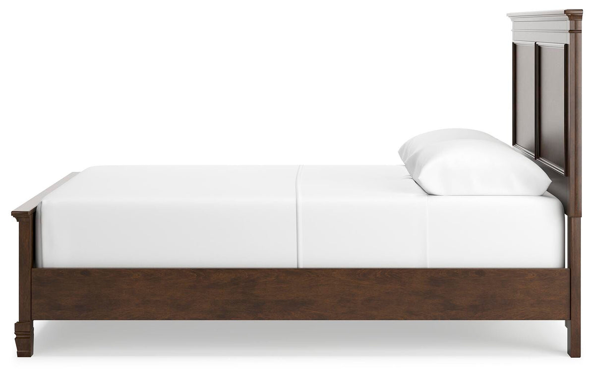 Danabrin Queen Panel Bed in Brown, alternate side view