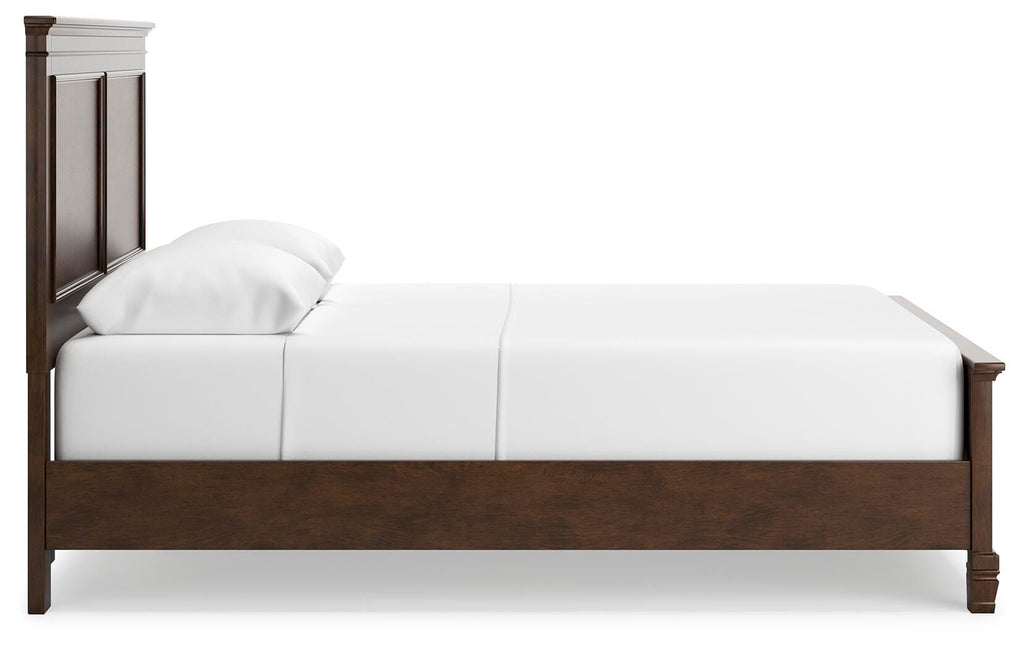 Danabrin Queen Panel Bed in Brown, side view