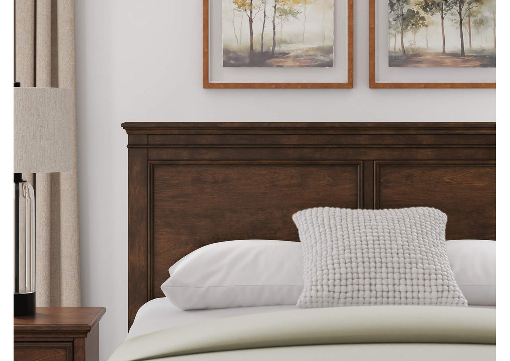Danabrin Queen Panel Storage Bed, Dresser and Nightstand detail
