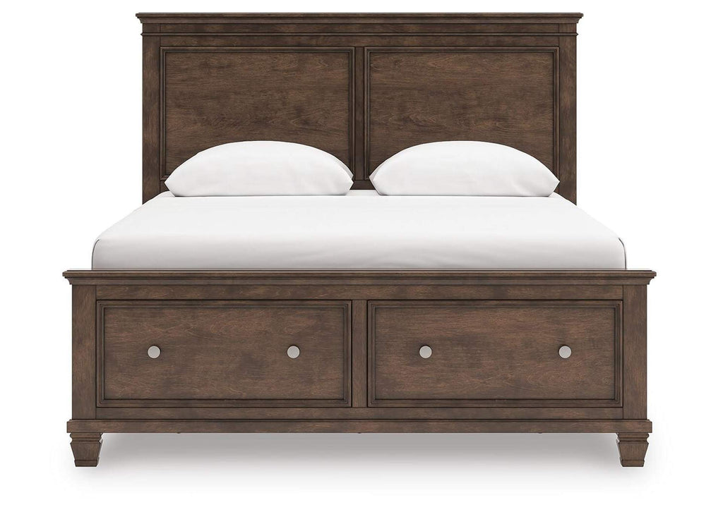 Danabrin Queen Panel Storage Bed, Dresser and Chest