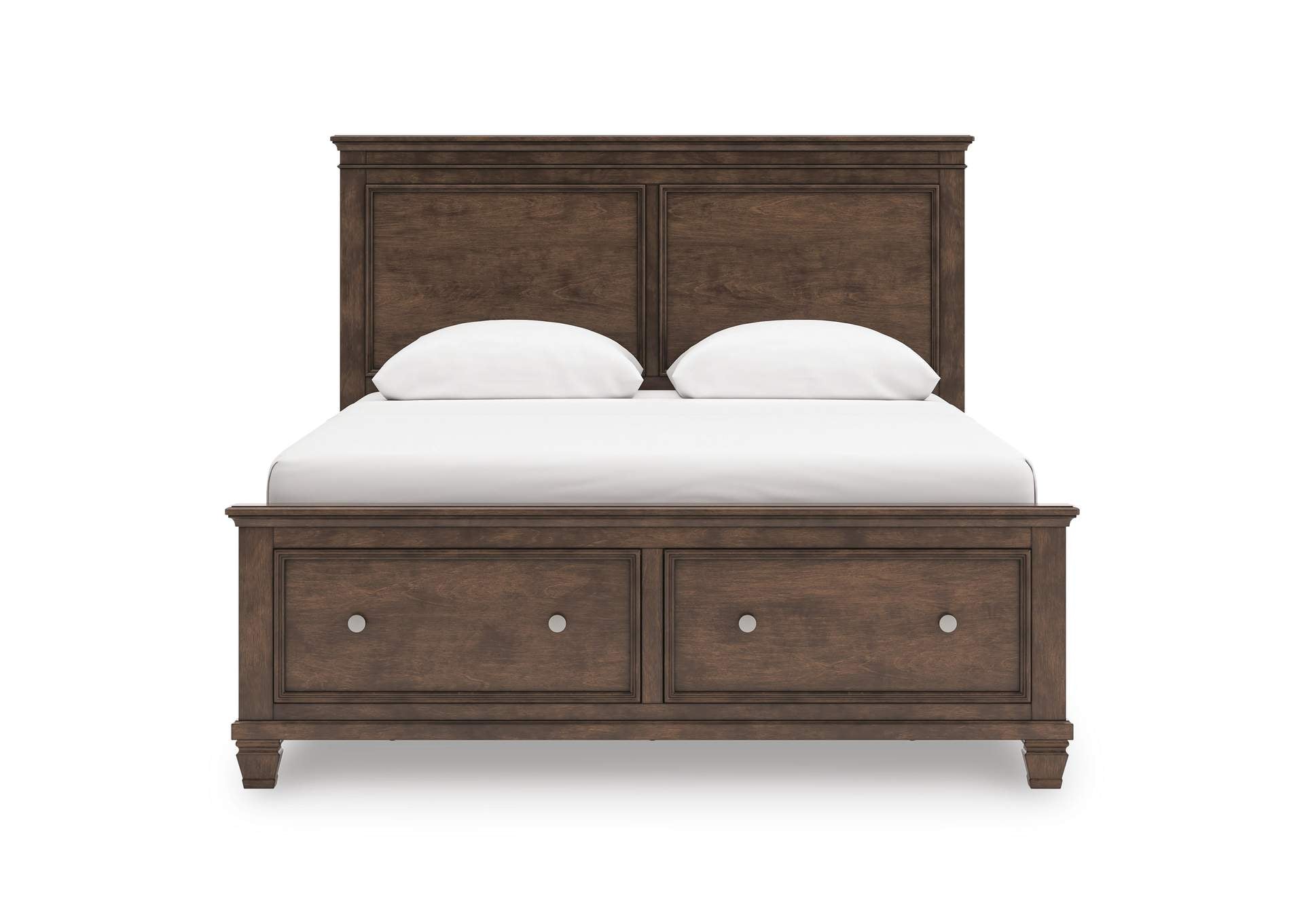 Danabrin Queen Panel Storage Bed and Dresser front view