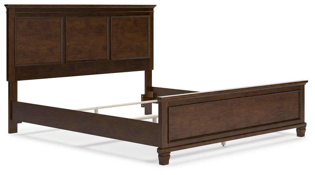 Danabrin California King Panel Bed in Brown, angle view