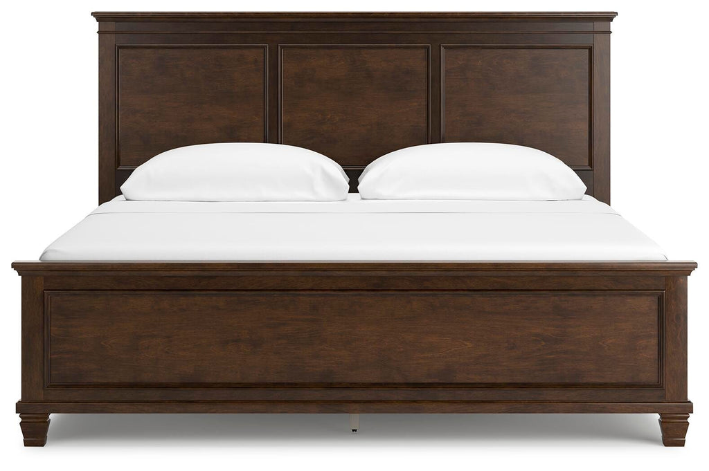 Danabrin California King Panel Bed in Brown, front view