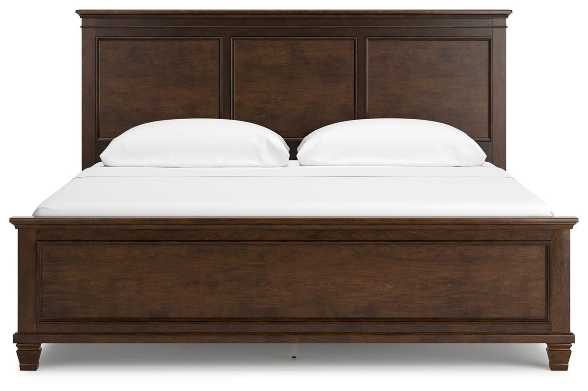 Danabrin California King Panel Bed in Brown, front view