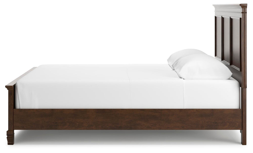 Danabrin California King Panel Bed in Brown, alternate side view