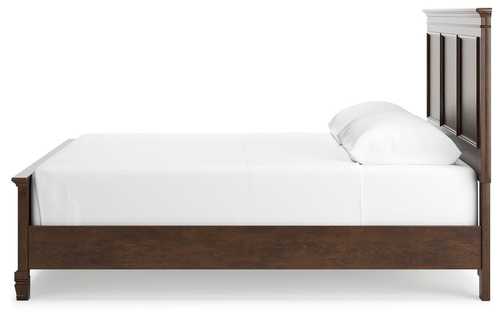 Danabrin King Panel Bed in Brown, alternate side view
